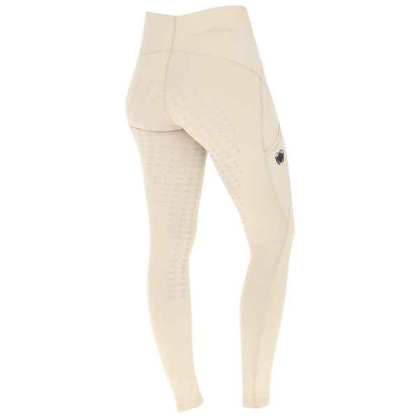 Legginsy damskie irish cream Covalliero wiosna/lato 2024